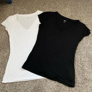 Express Fitted V-Neck Tee
